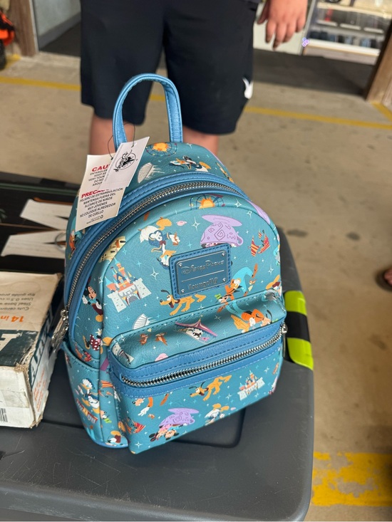 Disney Other - Disney Teal Character Mini Backpack
